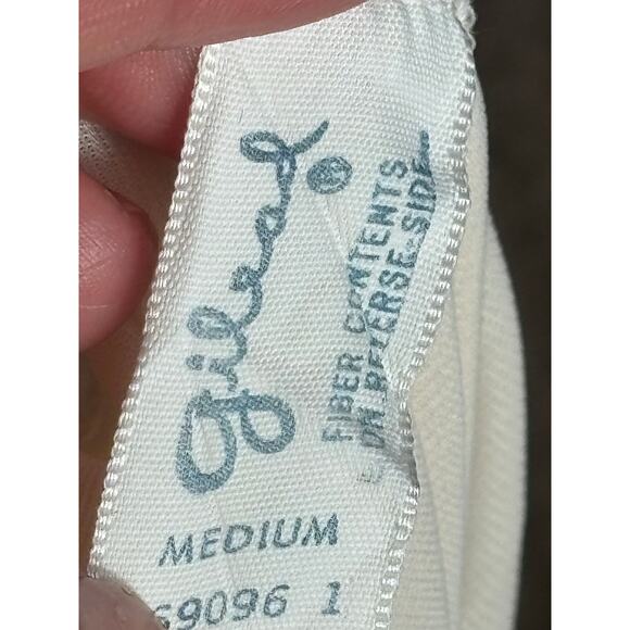 Vintage 70s Sheer White Lace Trim Maxi Nightgown Made In USA Eternal Romantic - Picture 9 of 12